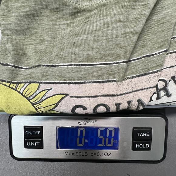 Joei & I Burnout T-Shirt Womens 1X Stretch Lightweight Country Western Cowgirl - Picture 8 of 8